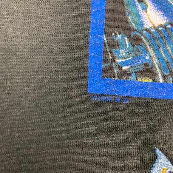 Vintage Harley Davidson Shirt Mens XL Black 1998 New York City Live To Ride 90s - Picture 10 of 14